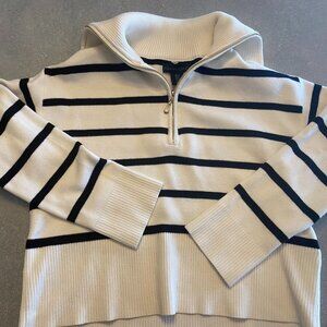 Cynthia Rowley cropped half zip sweater - like new condition
